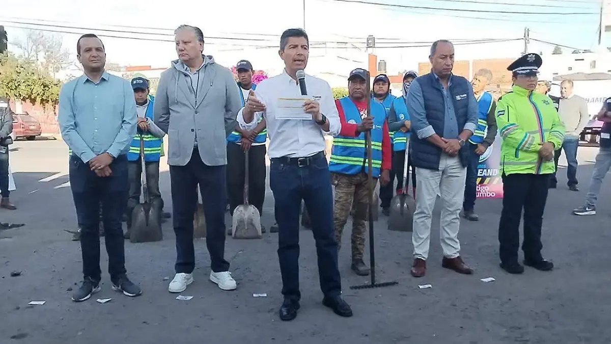 Por primera ocasión se implementará bacheo en frío en vialidades de concreto hidráulico de la capital poblana